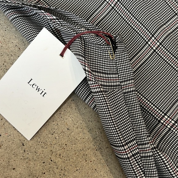 Lewit Black York Check Seam Detail Sleeveless Dress - Picture 8 of 10